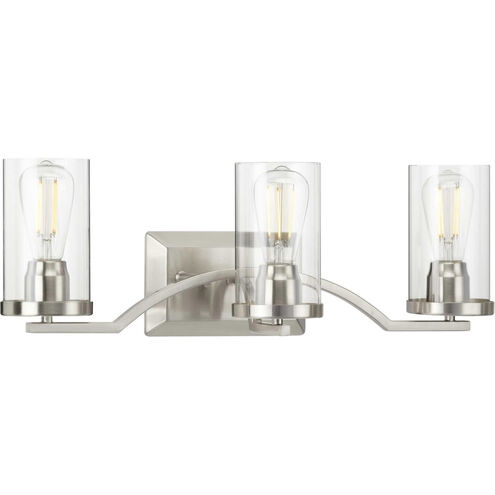 Lassiter 3 Light 24 inch Brushed Nickel Bath Vanity Wall Light