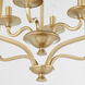 Maryse 4 Light 18 inch Aged Brass Entry Ceiling Light