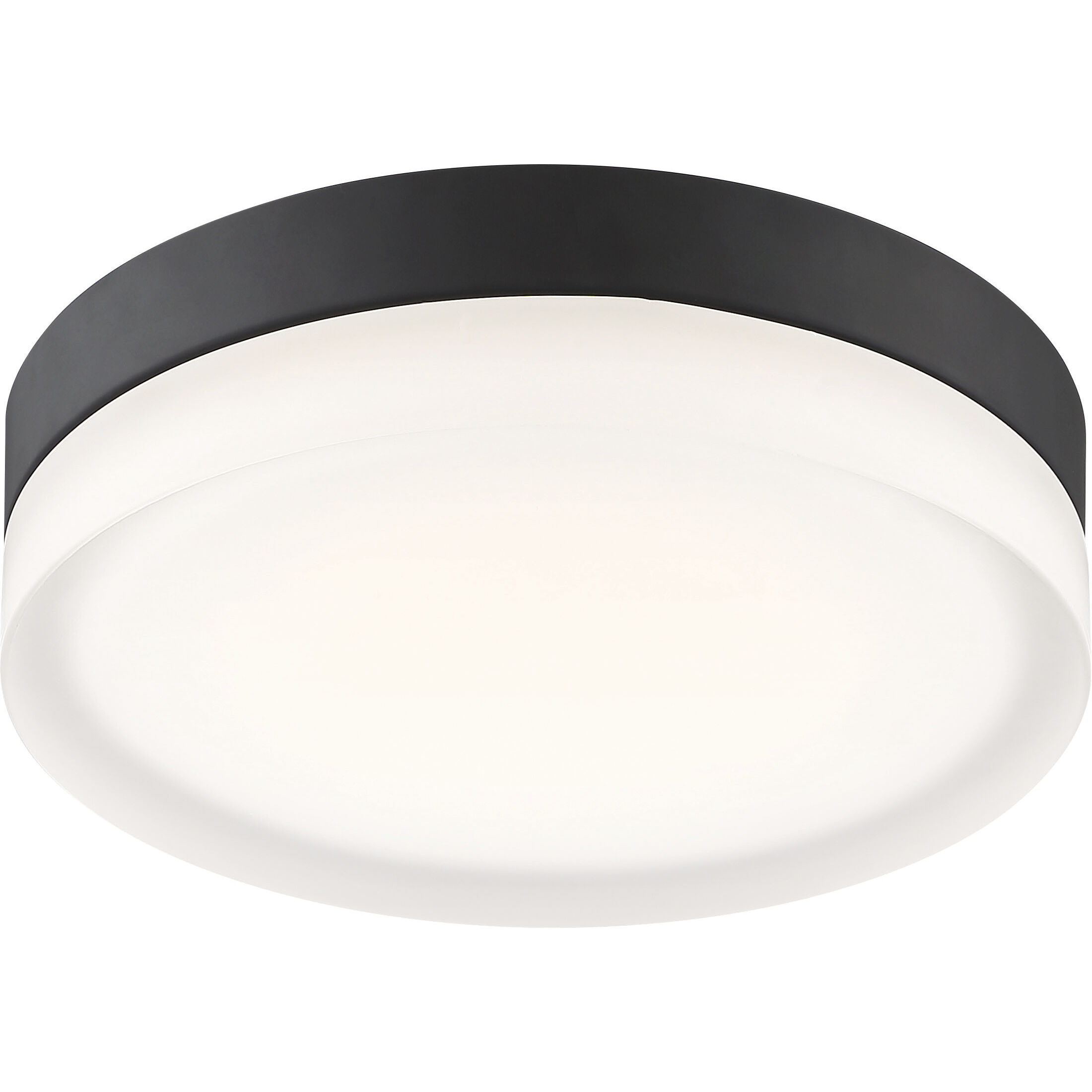 Pi LED 9 inch Black Flush Mount Ceiling Light