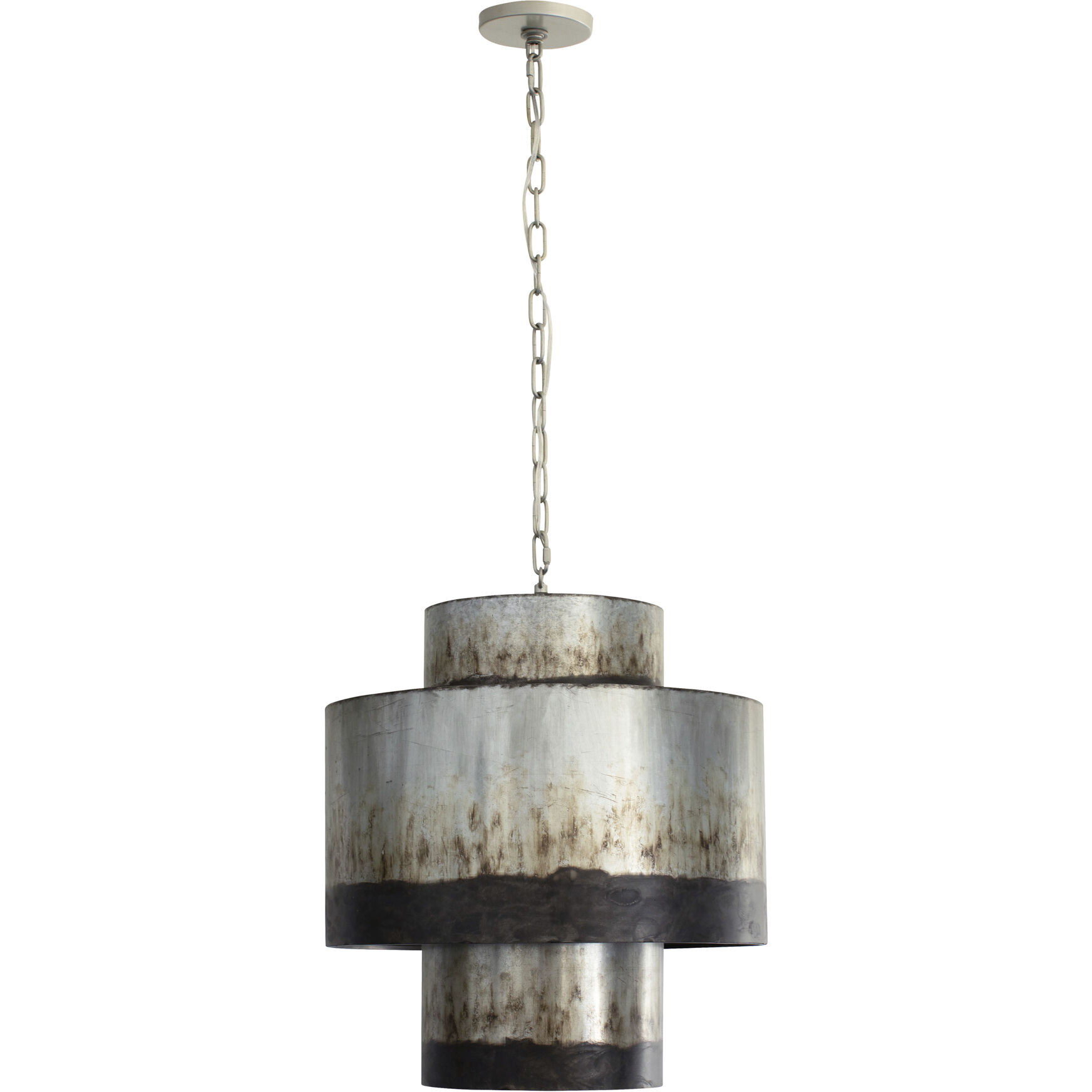 Cannery 4 Light 18 inch Ombre Galvanized Pendant Ceiling Light