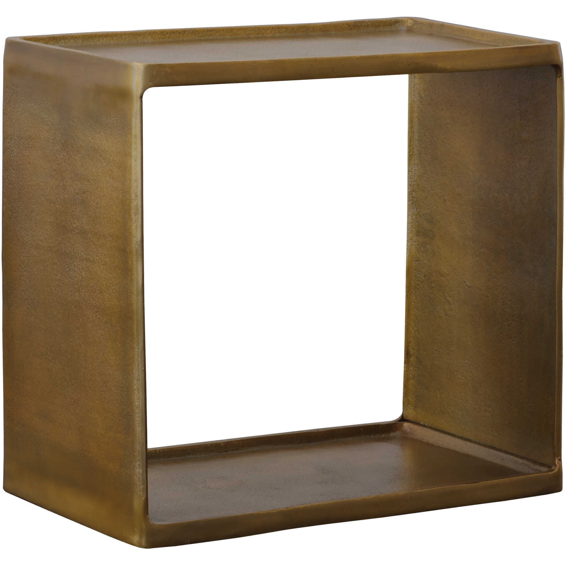 Derwent 20 X 19 inch Antique Brass Side Table