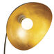 Luna Bella LED 7 inch Matte Black and Weathered Brass Wall Sconce Wall Light