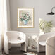 Romance Garden Bouquet White and Green and Blue and Pink Framed Art, Propac
