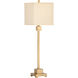 Chelsea House 35 inch 100.00 watt Brushed Brass Buffet Lamp Portable Light