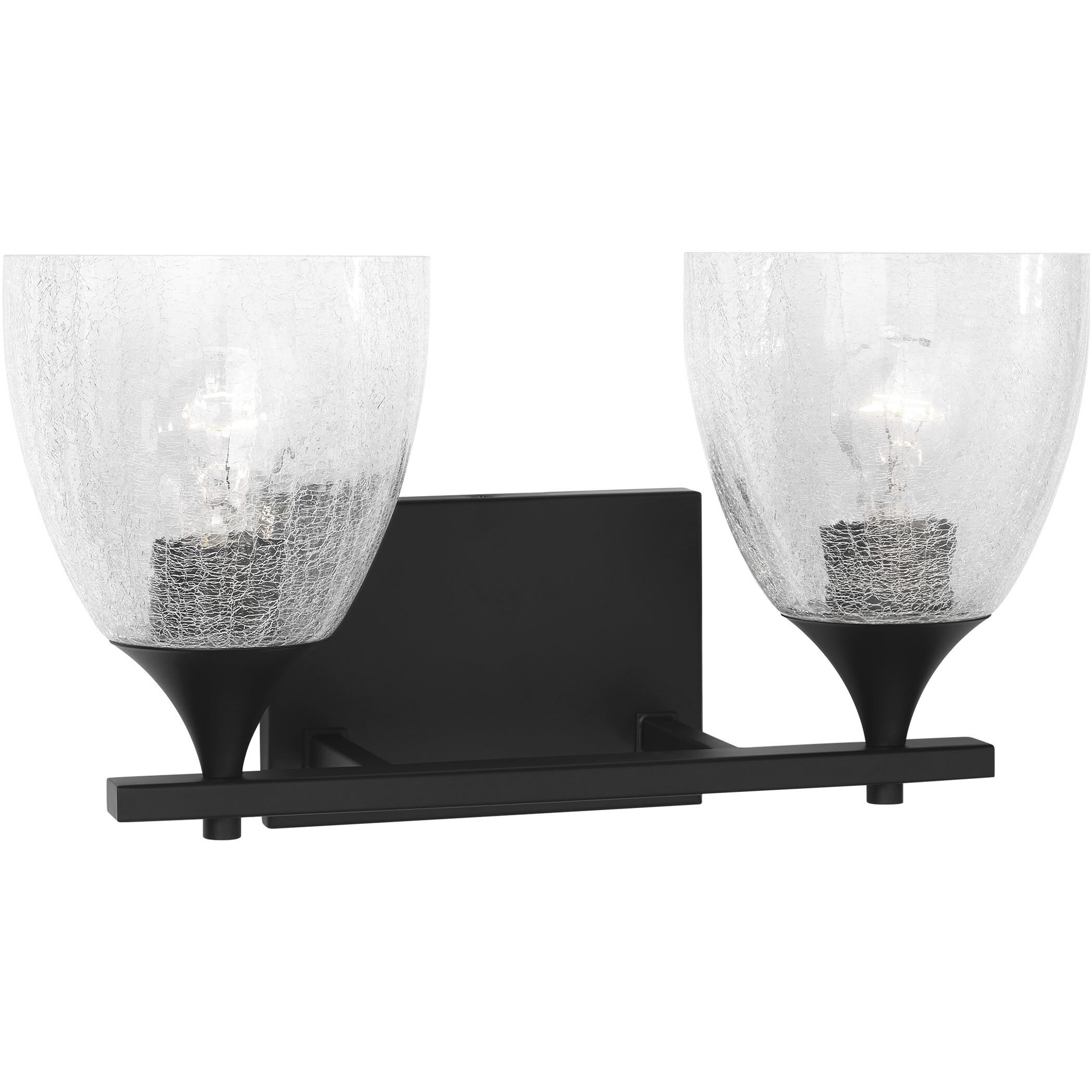 Drew & Jonathan Toffino 2 Light 16 inch Midnight Black Vanity Light Wall Light