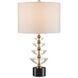 Waterfall 27.5 inch 150.00 watt Clear/Natural/Brass Table Lamp Portable Light