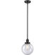 Franklin Restoration Beacon 1 Light 8 inch Oil Rubbed Bronze Mini Pendant Ceiling Light in Incandescent, Seedy, Franklin Restoration