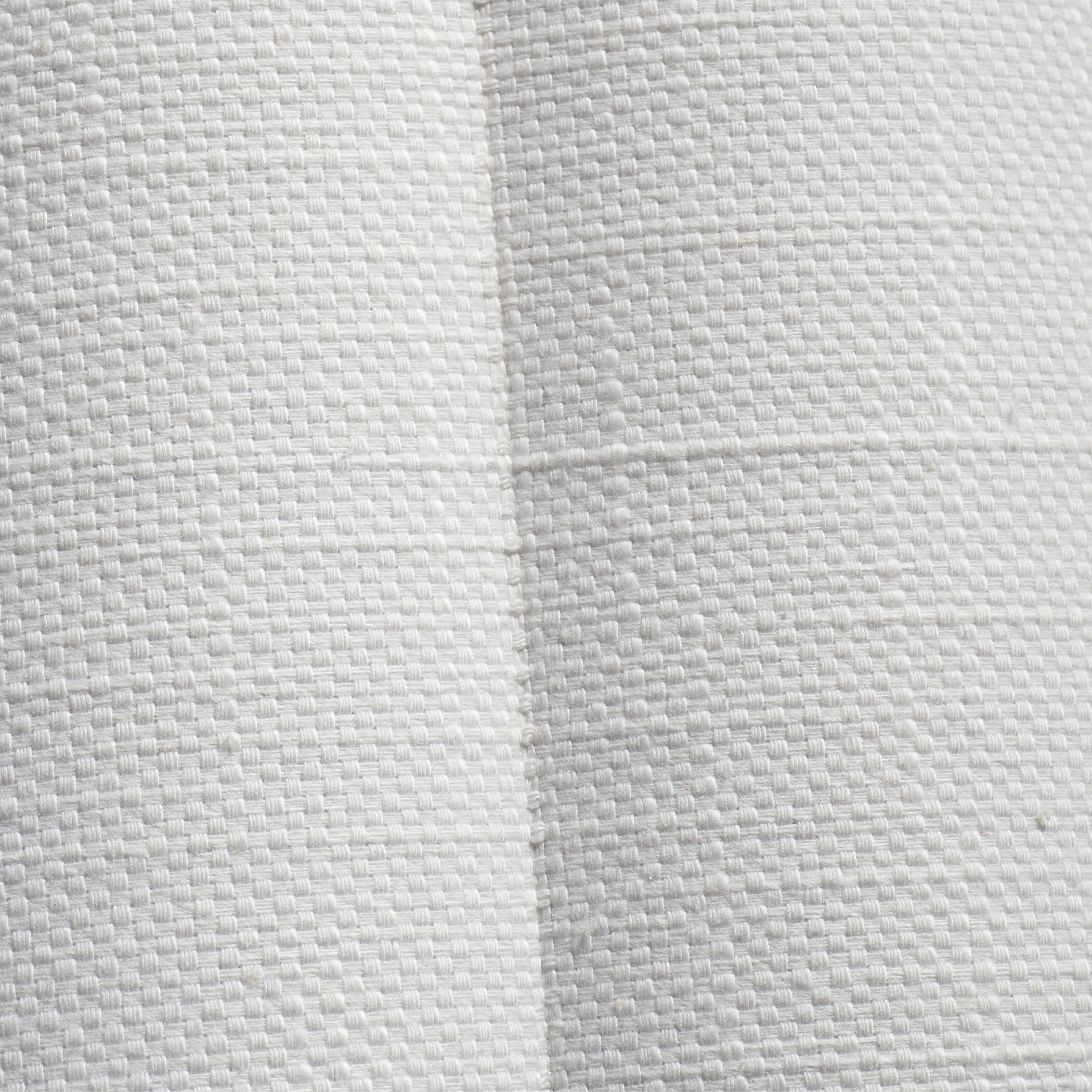 Scalloped Wall Sconce Wall Light in White Linen