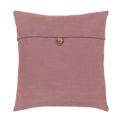 Penelope 18 X 18 inch Mauve Pillow Kit, Square