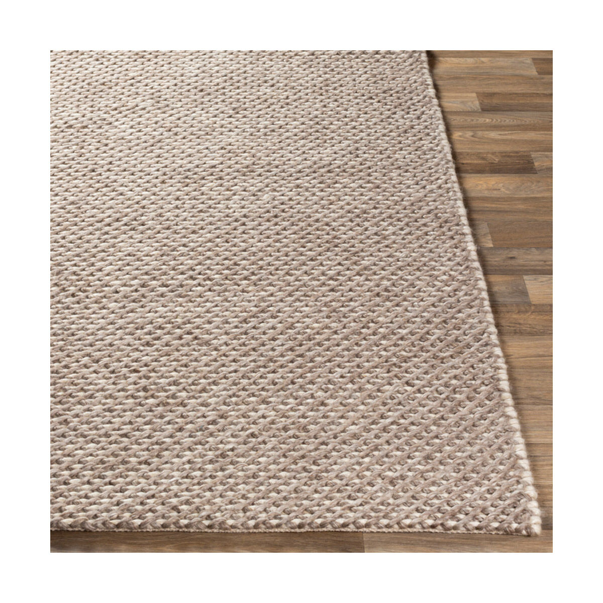 Telluride 36 X 24 inch Charcoal/Dark Brown/Cream Rugs, Rectangle