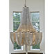 Chantilly 10 Light 22 inch Polished Nickel Single Tier Chandelier Ceiling Light
