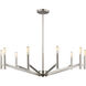 Vector 9 Light 36.00 inch Chandelier