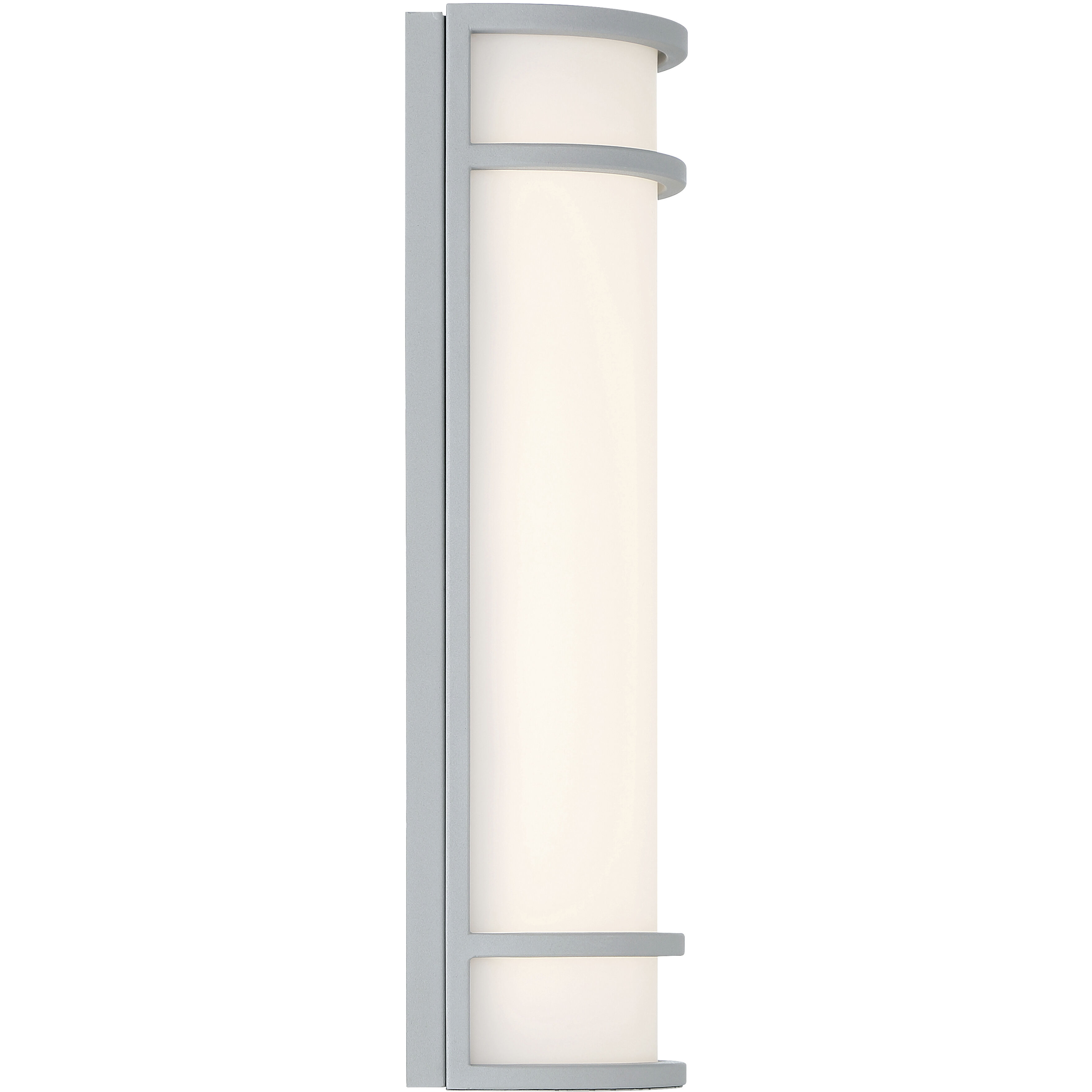 Cove 1 Light 18 inch Satin Outdoor Wall Sconce
