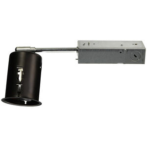 2.5 LOW Volt GY5.3 Black Recessed Lighting, Non-IC Remodel