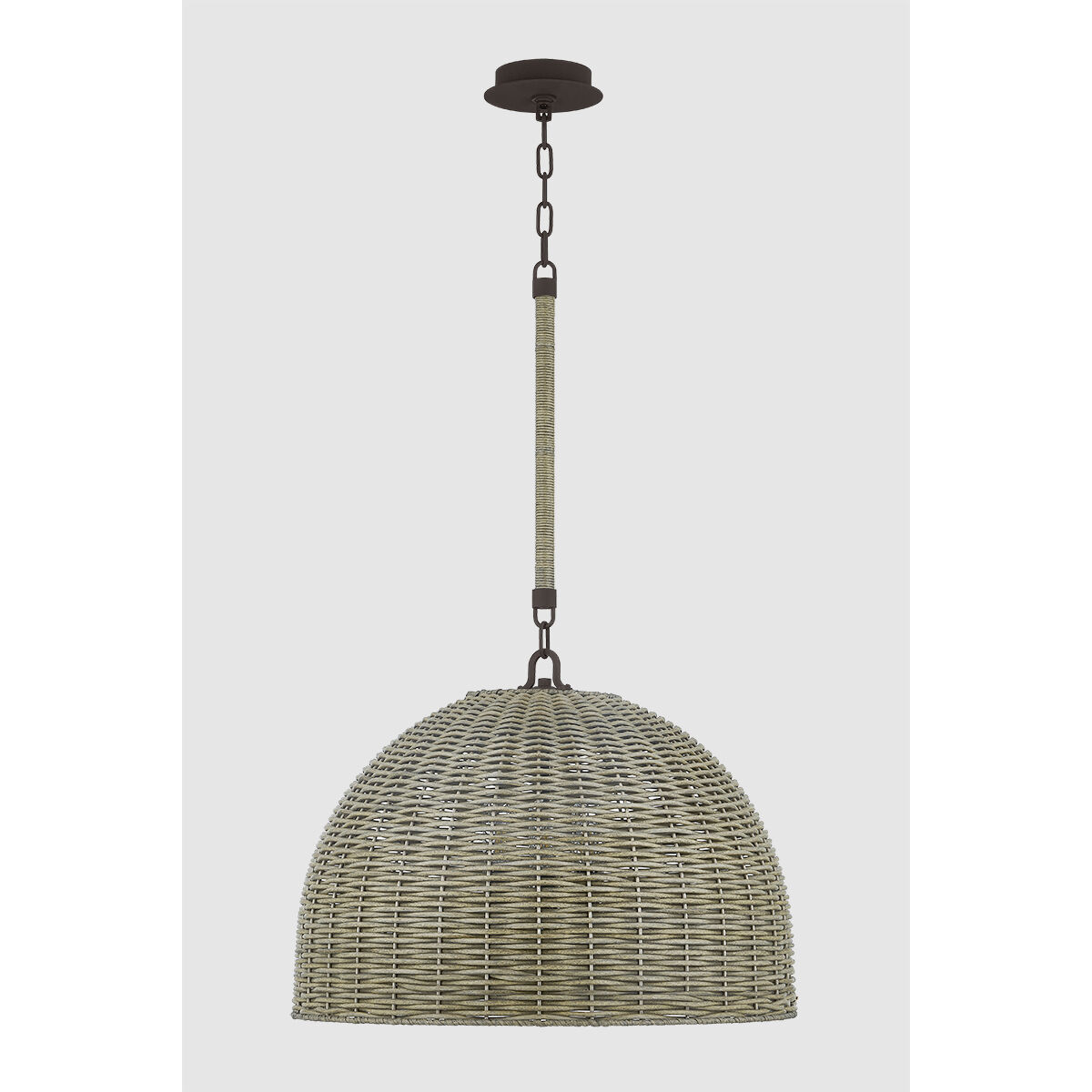 Huxley 3 Light 24 inch Textured Bronze Pendant Ceiling Light