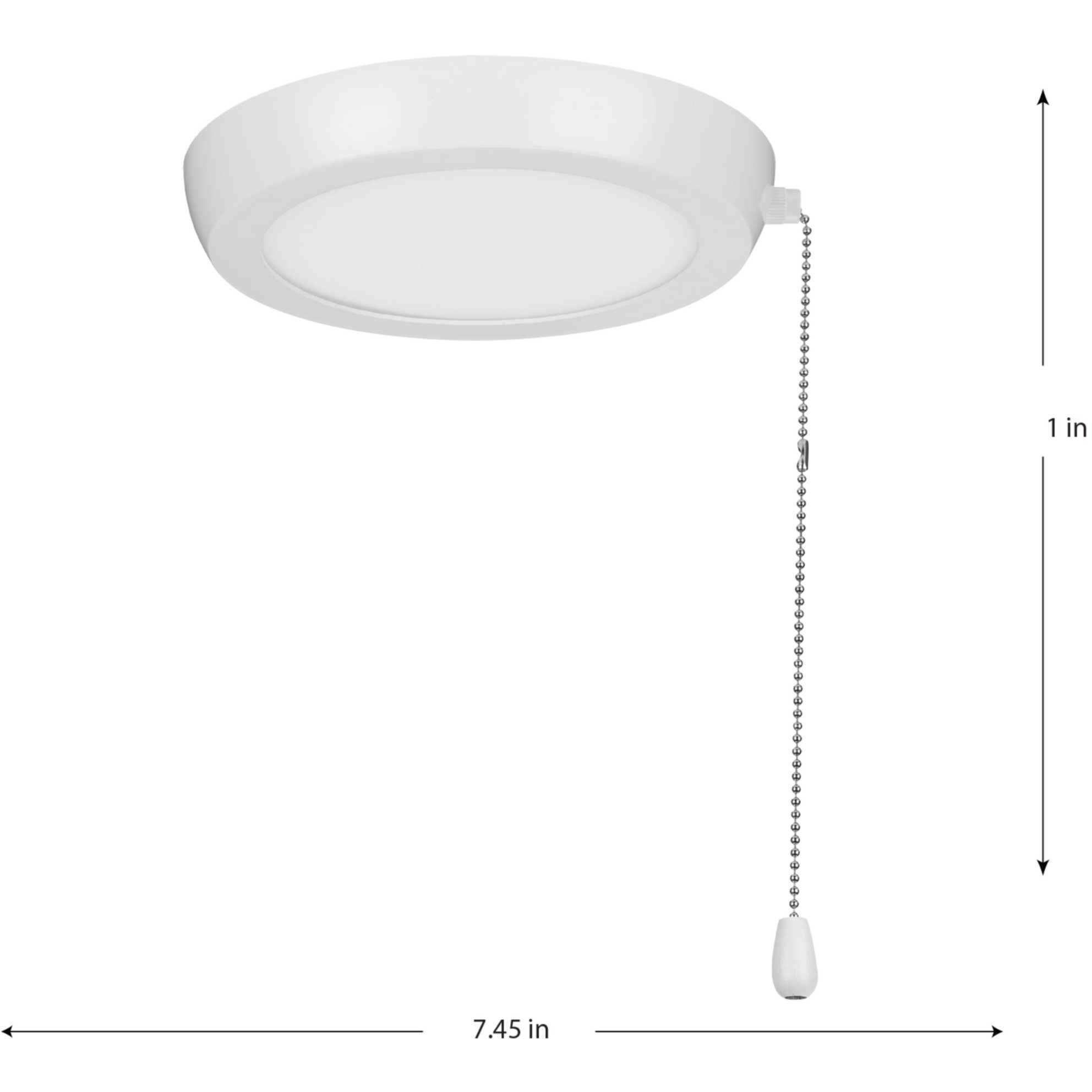 Air Pro Edgelit LED LED Satin White Fan Light Kit