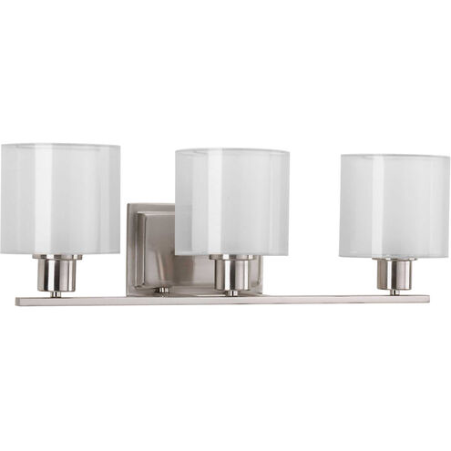 Invite 3 Light 24 inch Brushed Nickel Bath Vanity Wall Light