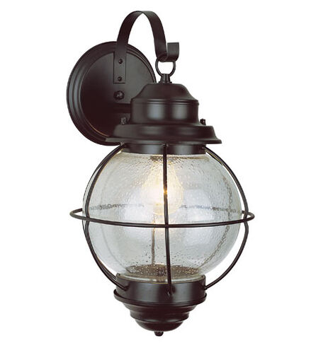 Catalina 1 Light 15 inch Rustic Bronze Outdoor Wall Lantern