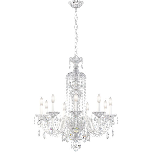 Sterling 9 Light 27 inch Silver Chandelier Ceiling Light in Polished Silver, Sterling Heritage