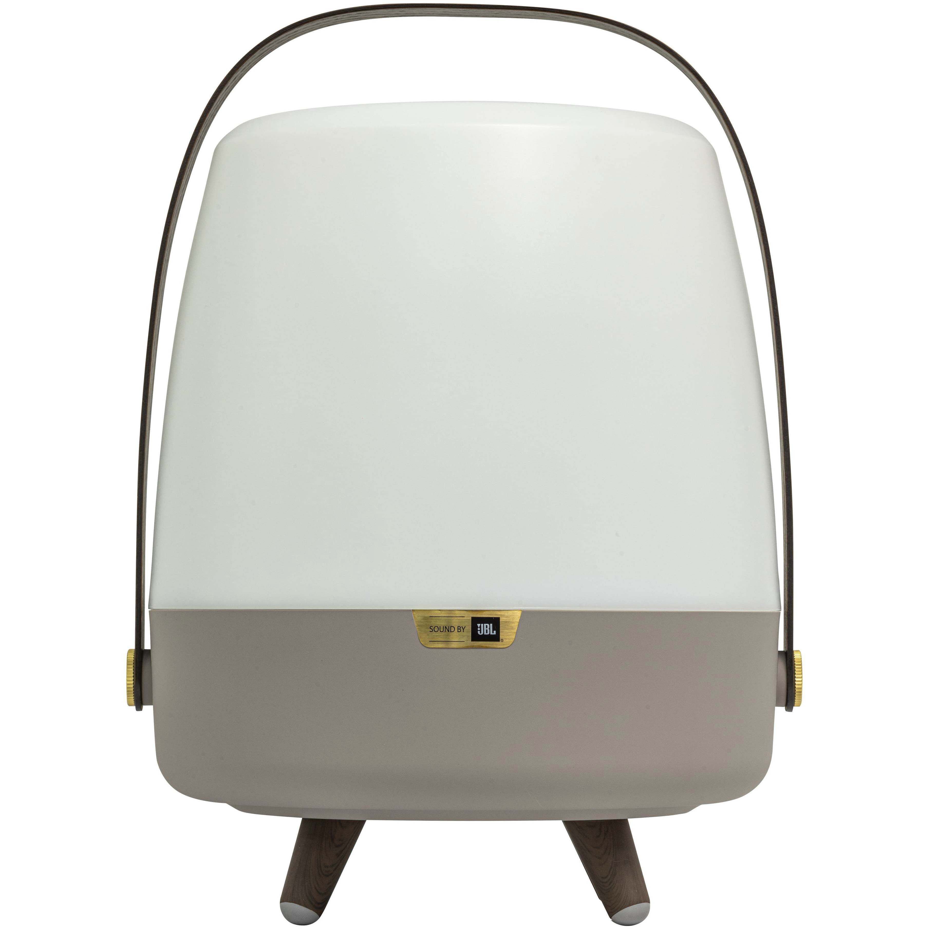 Lite Up Play 15.75 X 11.4 inch Earth Light Brown Taupe Portable Speaker Lamp in Earth Light Brown/Taupe, Kooduu