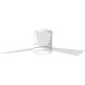 Clarity 42 42 inch Matte White Ceiling Fan
