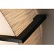 Apex 1 Light 21 inch Espresso Flush Mount Ceiling Light