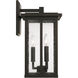 Barrett 3 Light 18 inch Oiled Bronze Outdoor Wall Lantern