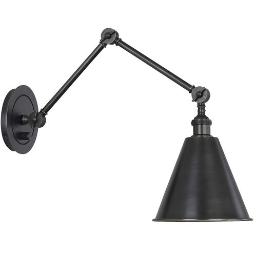 Alloy 1 Light 7.5 inch Deep Patina Bronze Wall Sconce Wall Light