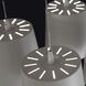 Borto LED 20 inch White Chandelier Ceiling Light