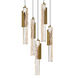 Valira LED 12 inch Brass Mini Pendant Ceiling Light