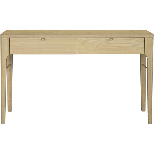 Anello 48 X 14 inch Top: Brown; Base: Brown/Metallic - Brass Console Table