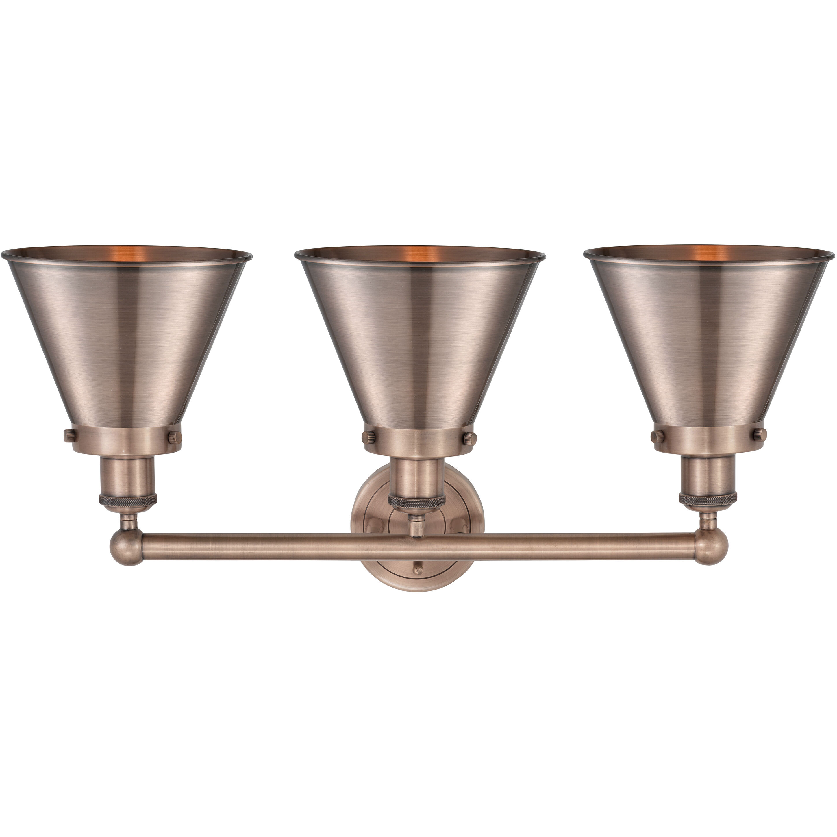 Appalachian 3 Light 26 inch Antique Copper Bath Vanity Light Wall Light