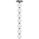 Sean Lavin Perle LED 2.8 inch Polished Nickel Line-Voltage Pendant Ceiling Light in 3000K, Remote
