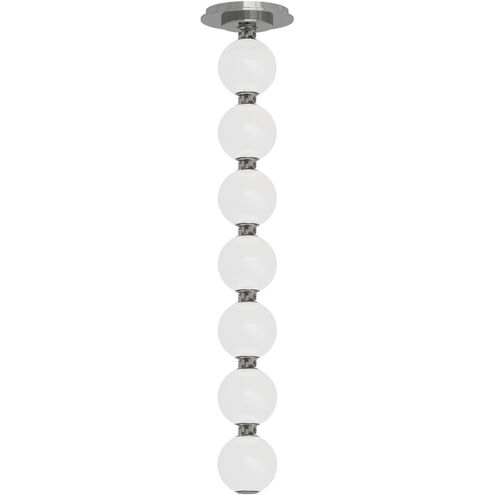 Sean Lavin Perle LED 2.8 inch Polished Nickel Line-Voltage Pendant Ceiling Light in 3000K, Remote