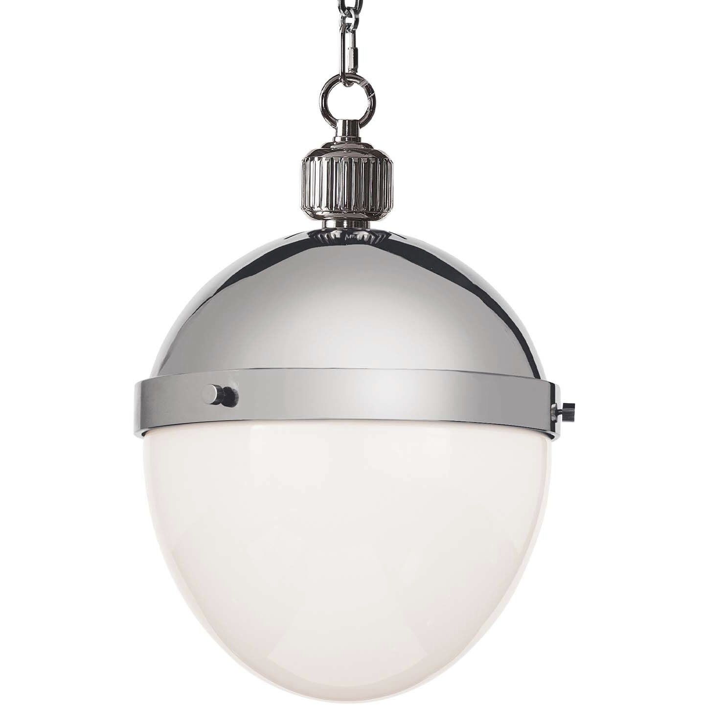 Otis 1 Light 10.25 inch Polished Nickel Pendant Ceiling Light, Medium