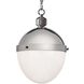 Otis 1 Light 10.25 inch Polished Nickel Pendant Ceiling Light, Medium