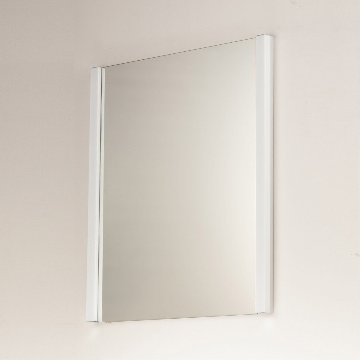 Luminance 36 X 32.75 inch Polished Chrome LED Wall Mirror