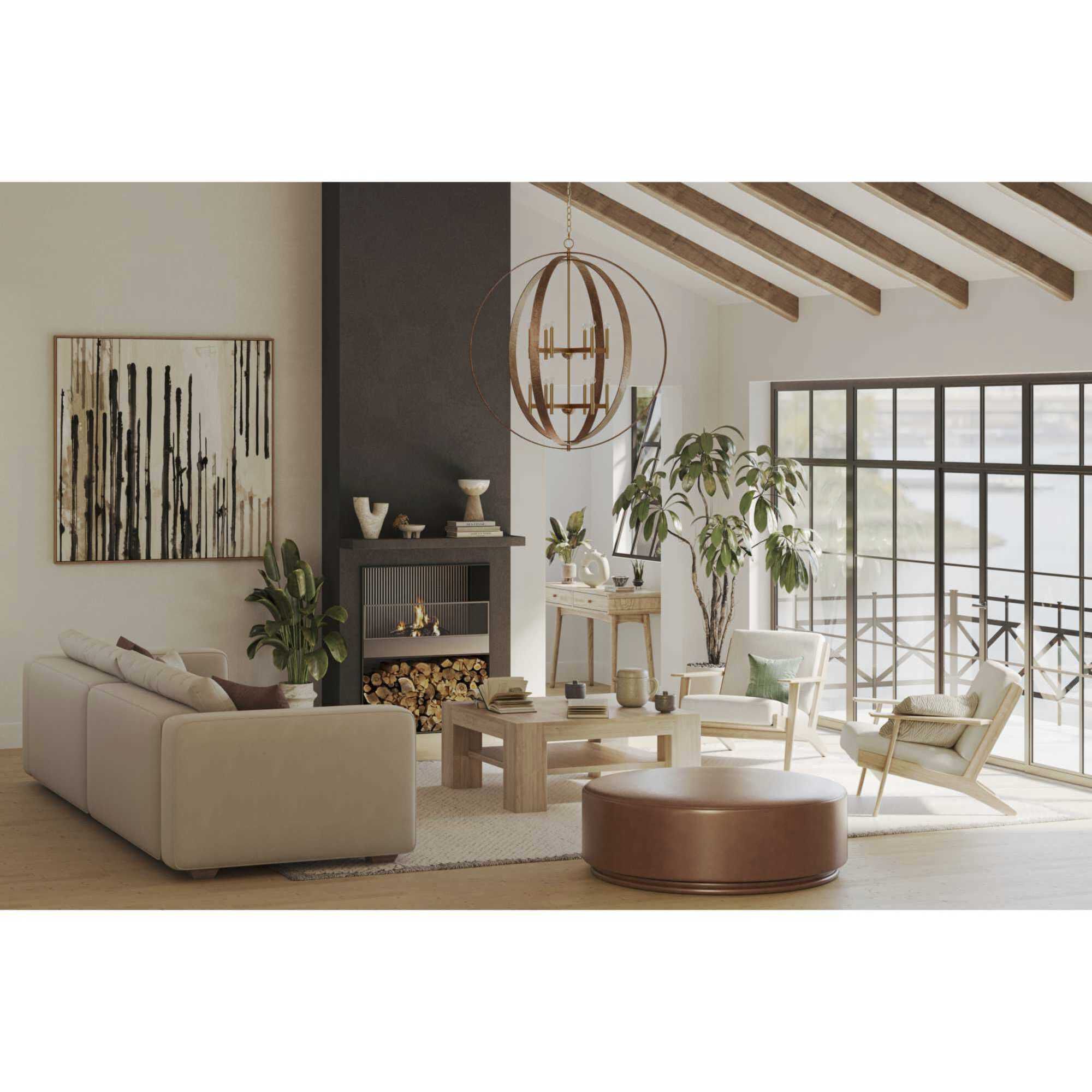 Allegheny 12 Light 42.87 inch Soft Gold Chandelier Ceiling Light, Design Series