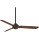 Rudolph 52 inch Oil Rubbed Bronze Ceiling Fan
