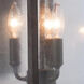 Saddlebrook 3 Light 25 inch Aged Iron Outdoor Wall Sconce