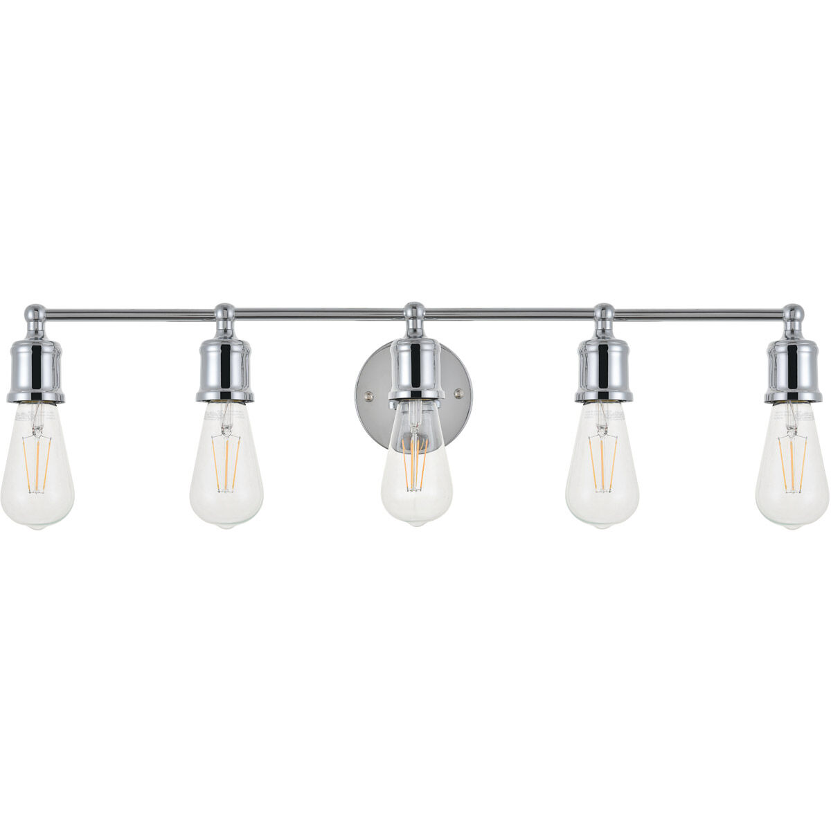 Serif 5 Light 29 inch Chrome Wall Sconce Wall Light