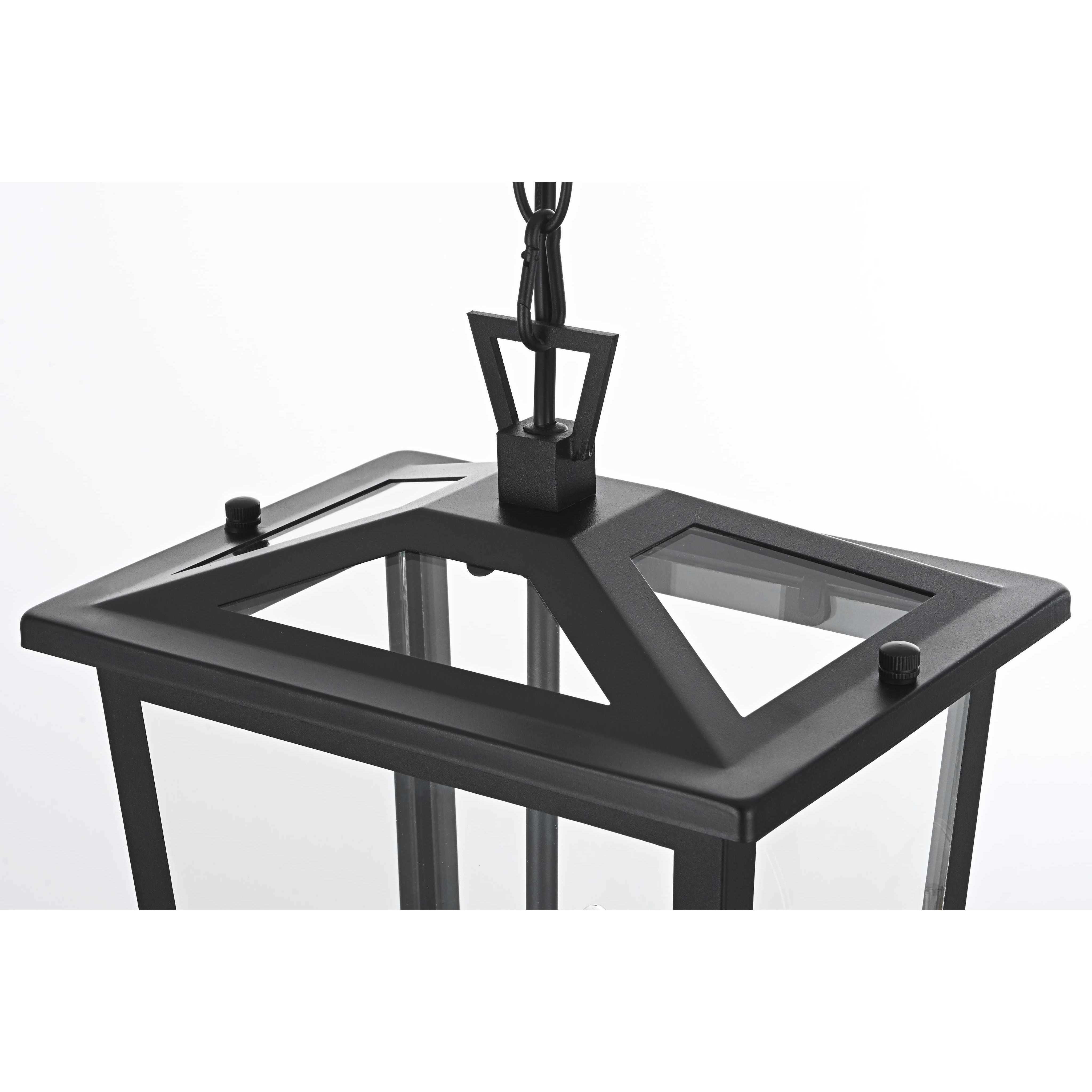 Berks 3 Light 7 inch Black Outdoor Pendant