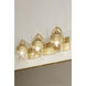 Ravik 3 Light 24 inch Legacy Brass Vanity Wall Light