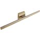 Vireo LED 28 inch Walnut Bath Bar Wall Light