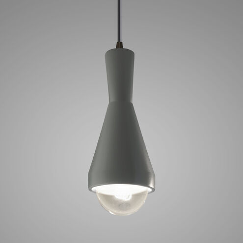 Radiance Collection 1 Light 5 inch Pewter Green with Dark Bronze Pendant Ceiling Light