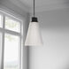 Bellaryn 1 Light 11.25 inch Matte Black Pendant Ceiling Light