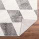 Brenta 36 X 24 inch Black/White Rug in 2 x 3