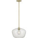 Pomari 1 Light 14 inch Vintage Brass Pendant Ceiling Light