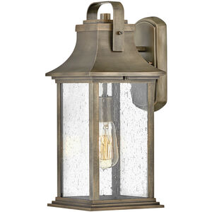 Grant LED 17 inch Burnished Bronze Outdoor Wall Mount Lantern