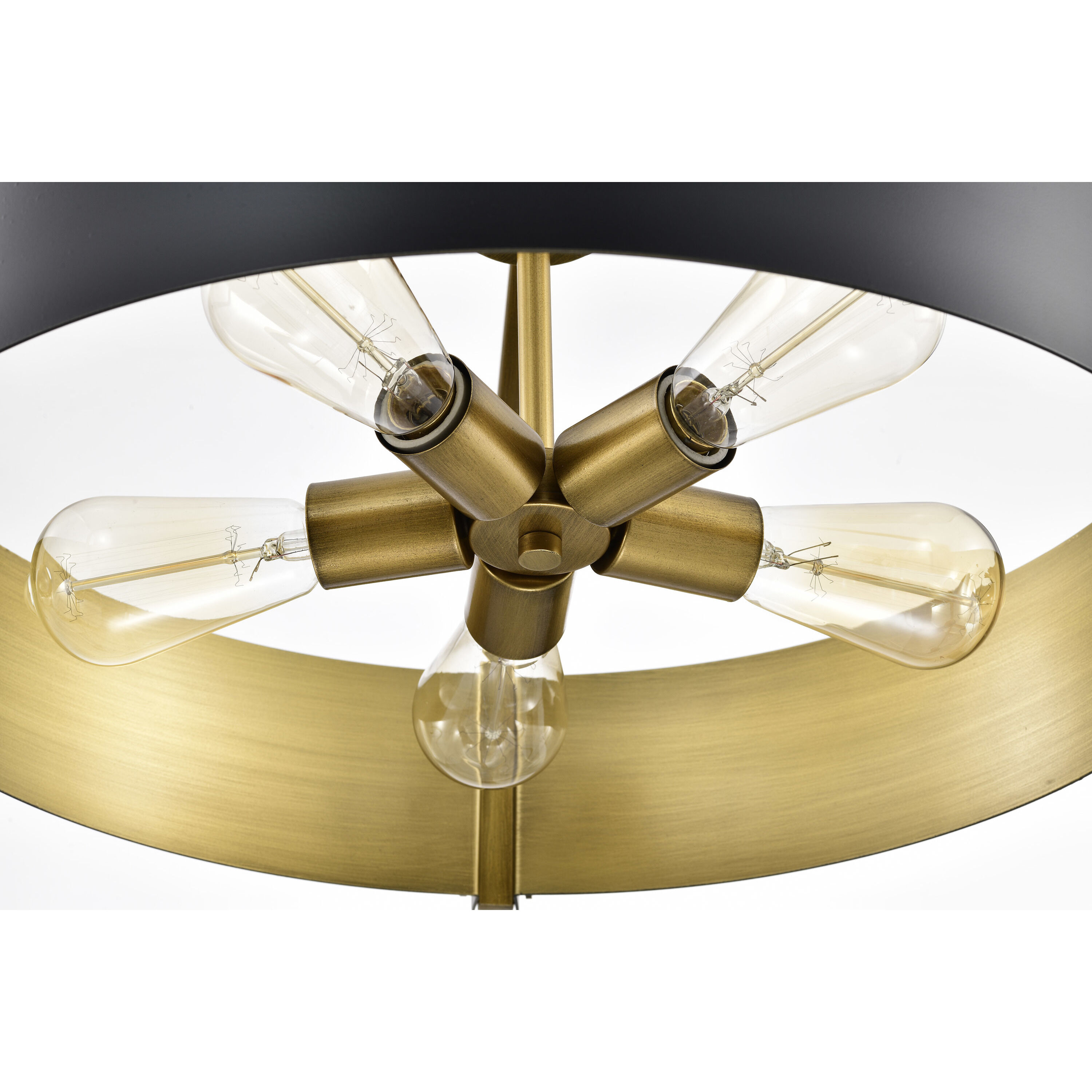 Altos 5 Light 22 inch Matte Black Pendant Ceiling Light